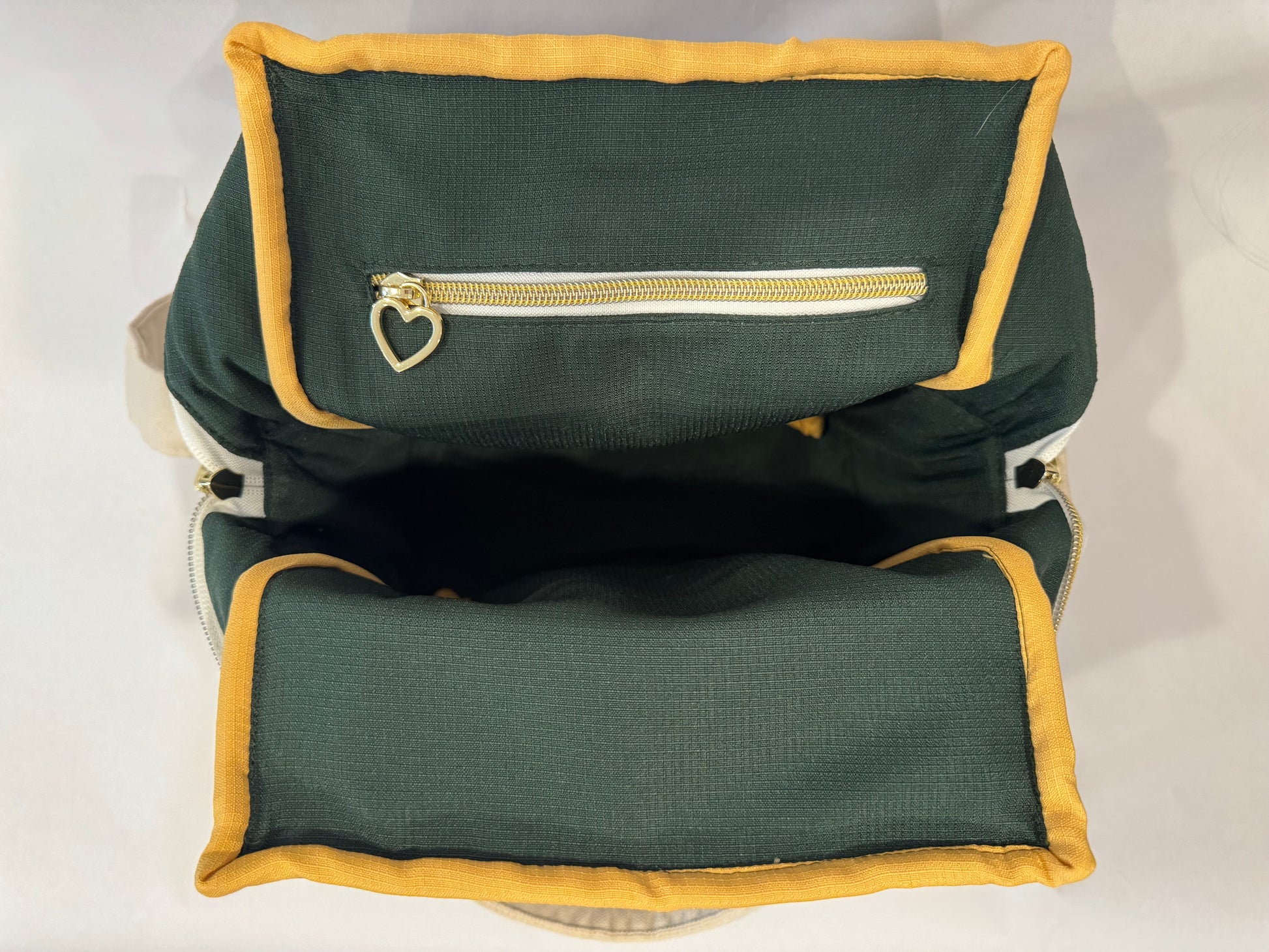 dark green mini backpack Forest Green Mini Backpack – soproper